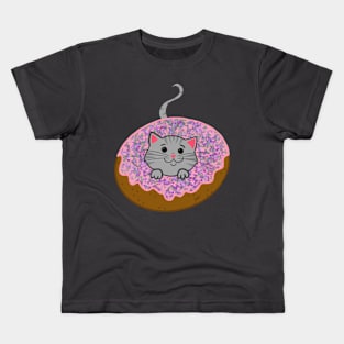 Doughnut Cat Kids T-Shirt